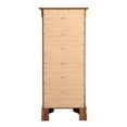 thumbnail image 6 of Glory Furniture Louis Phillipe 7-Drawers Bedroom Lingerie Chest in Oak, 6 of 8