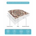 thumbnail image 5 of Quilts Twin XL Size, Burnt Orange Boho Soft Comforter Bedding Set for Bed, Modern Ethnic Geometric Southwestern Lightweight Quilted Bedspread with Pillow Cover(2 Pieces) for All Season, 68x98 Inch, 5 of 6