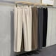 thumbnail image 4 of Pantalones de trabajo de oficina color caqui para hombre, trajes de sastrería social para hombre, pantalones, ropa, oferta, ropa de primera calidad, 4 of 5
