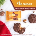 thumbnail image 4 of Atkins Caramel Almond Clusters, Gluten Free, High in Fiber, 1g Sugar, 2g Net Carb, Keto Friendly, 8 Count, 4 of 5