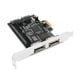 thumbnail image 2 of Tarjeta adaptadora NikouMX PCIe a PC Ieto ESATA SATA, 2 of 8
