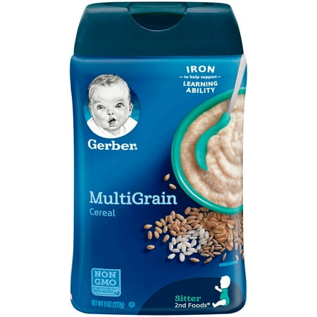 GERBER Multigrain Baby Cereal, 8 oz.