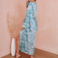 thumbnail image 4 of Qertyioot Robe Portefeuille pour Femmes, Pyjama Long Décontracté Tenue d'Intérieur Pyjama à Manches Longues à Moins de 20 $, 4 of 5