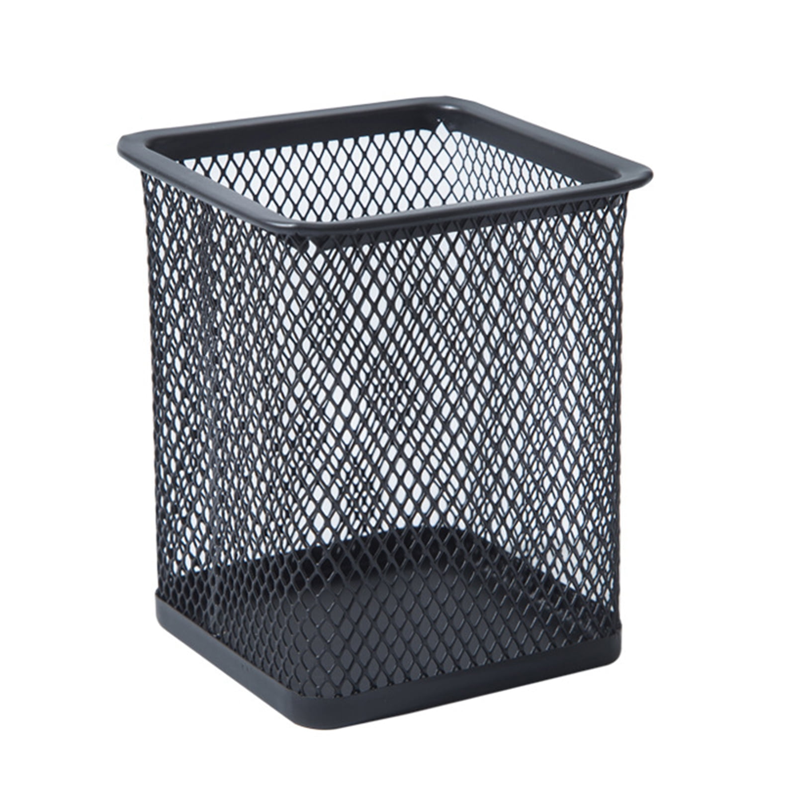 Sunjoy Tech Pen Holder, Mesh Metal Pencil Holder Pen Cup Marker Holder Makeup Brush Holders, Desk Accessories Workspace Organizers for Home School Office, 4’’ Tall, 1PC