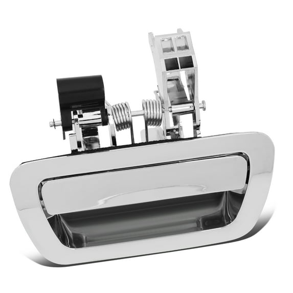 DNA Motoring THO-PF-00038 For 2011-2013 Jeep Grand Cherokee Dodge Durango Rear Chrome Tailgate Handle with Manual Locks