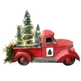 thumbnail image 1 of Table de Centre de Table de Noël avec Lumières Camion Rouge Décoration de Sapin de Noël, 1 of 5