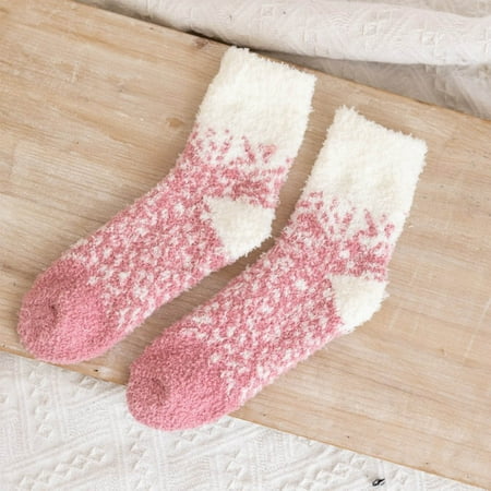 

Soighxzc Womens Winter Socks Autumn And Winter Mid Tube Socks Thickened Warm Stockings