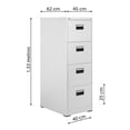 thumbnail image 2 of Archivero Vertical Guardex  LFC24 Metálico 4 Gavetas Con Anti-Cerradura, 2 of 8