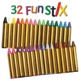 thumbnail image 6 of Dress-up-America Face Paint Kit - Safe, Non-Toxic, Face and Body Paint Crayons (32 crayon set), 6 of 6