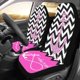 thumbnail image 2 of ABPHQTO Juego de 2 fundas de asiento de coche Chevron con citas de ancla, protector universal para asientos delanteros de coche, apto para coche, SUV, sedán, camión, 2 of 3