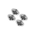 thumbnail image 1 of braveheart 4Pcs Golf Cart Hub Caps Lightweight Cart Compact Golf Universal silver Covers Wheel silver 8 inch, 1 of 6