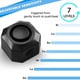 thumbnail image 4 of 2X Alarma de Bicicleta Recargable USB con Control Remoto, Alarma de Seguridad del VehíCulo con Sensor de Movimiento de VibracióN Antirrobo InaláMbrico Fuerte de 110DB, 4 of 5