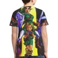 thumbnail image 2 of The Legend of Zelda Game Play Teen T-Shirt Crewneck Short Sleeve Double-Sided Print Summer Tee Shirts Top For Youth Boys Girls Children Large, 2 of 7