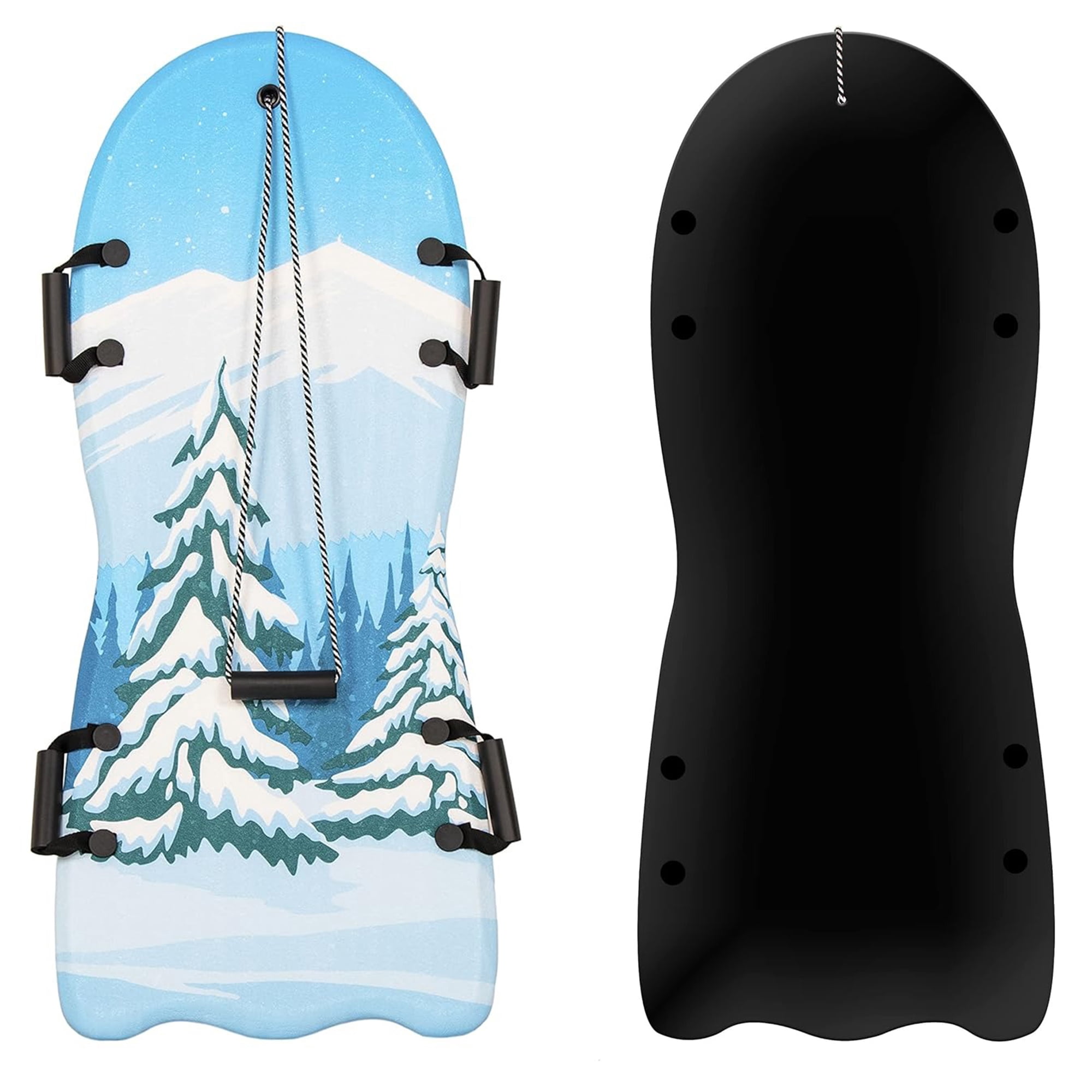 FlexWave Foam Snowboard for Sledding, Lightweight Winter Fun Toy, 3 Colors Available