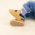 thumbnail image 3 of Biekopu Baby Boy Shoes, Soft Sole Non-slip PU Leather First Walking Shoes Flats Indoor Outdoor Toddler Shoes, 3 of 8