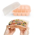 thumbnail image 1 of Bandeja congeladora de alimentos para bebés, hecha de silicona con tapa, colorete, 1 of 9