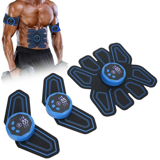 Abdominal Toning Sticker,EMS Fitness Belt Electric Abdominal Toner  Abdominal Muscle Stimulator State-of-the-Art Design