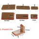 thumbnail image 4 of Clavo deslizante de plástico rectangular para muebles, clavo deslizante para cajón, clavo cuadrado pequeño, 4 of 6