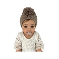 thumbnail image 3 of Wangsaura Infant Flower Hedging Cap Wild Baby Sun Flower Pleated Turban Hat, 3 of 4