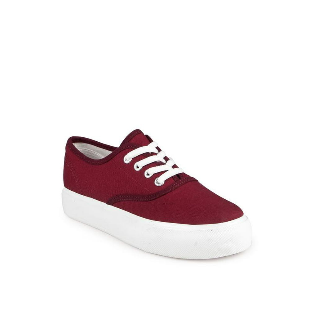lace canvas sneakers