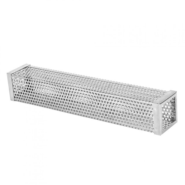 304 Stainless Steel BBQ Smoker Tube for Electric Charcoal Grill, High Temperature Resistance, Stable Square and Triangular Shape, Barbecue Accessory