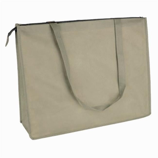 Extra Large Zippered Tote Bag Natural Case of 120 Walmart