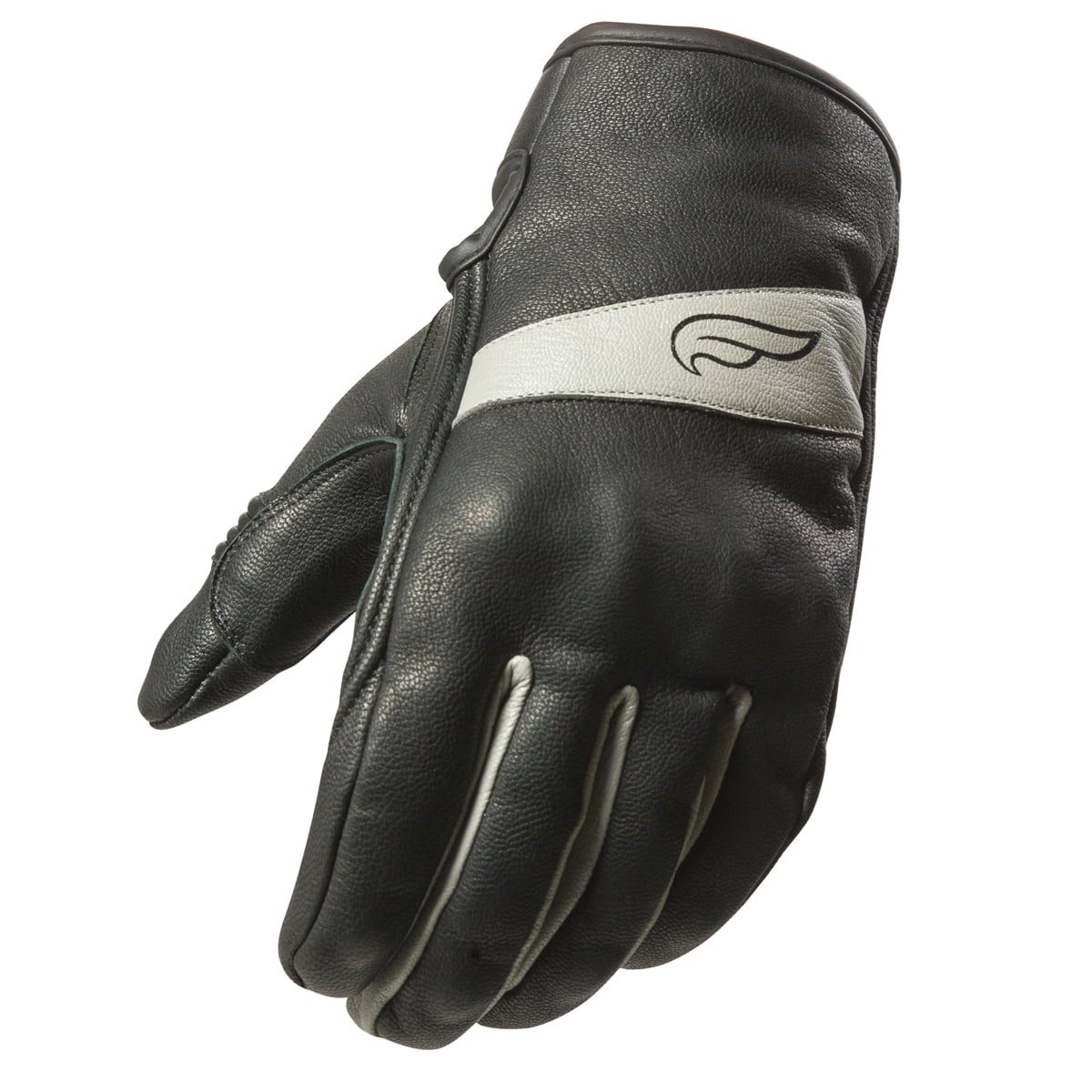 Fulmer, GS12SLVL, Sportsman Motorcycle Gloves Silver, Large