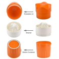 thumbnail image 2 of Manual Citrus Juicer, BPA-Free ABS Hand Juicer with Strainer and Container for Lemon, Orange, Lime, 2 of 5