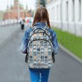 thumbnail image 6 of FORMRS Kids School Backpack Elementary Student Unisex Travel Bookbag with Reflective Stripes, Cartoon Cute Cat, 6 of 7