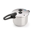 thumbnail image 1 of Presto 6 Quart Stainless Steel Pressure Cooker, Dishwasher Safe, Tri Clad Base, 1 of 9