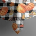 thumbnail image 5 of Fall Pumpkins Leaves Pattern Square Tablecloth,Waterproof Square Table Cover,Wipeable Spillproof Washable Table Cover for Home Kitchen Party Decor 52"x52"(132x132cm), 5 of 6