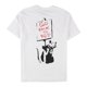 thumbnail image 2 of Elevenparis Hombre Go Back To Bed Graphic T-Shirt blanco XL, 2 of 2