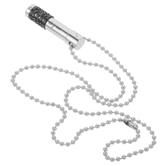 Masteelf Titanium Steel Necklace for Women with Essential Oil Diffuser and Ashes Storage One 0.5in