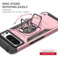 thumbnail image 4 of Casetego Shockproof Floral Rugged Cell Phone Case for Google Pixel 8 Pro, Rose Gold, 4 of 6