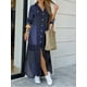 thumbnail image 1 of ZANZEA Party Vintage Leopard Robe 2023 Autumn Casual Long Sleeve Maxi Long Vestidos Dress Fashion Oversized Women Shirt Dress 15XL Gao Jinjia LED, 1 of 2