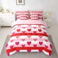 thumbnail image 2 of Castle Fairy Romantic Love Heart Twin Bedding Sets,Valentine's Day Bedding Comforter Set, 2 of 8