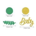 thumbnail image 3 of CAROOTU 200 Pcs Décorations de Confettis pour Baby Shower, Papier de Table en Forme de Point Rond et Eucalyptus, 3 of 6