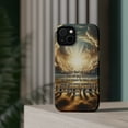 thumbnail image 4 of DistinctInk MagSafe Tough Case for Apple iPhone 15 Plus (6.7" Screen) - A Message of Joy and Peace - Slim Profile Design, 4 of 6