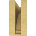 thumbnail image 4 of 5"W x 15"D x 10"H Classic Rivera Rough Cedar Woodgrain TimberThane Corbel, Primed Tan, 4 of 6