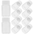 thumbnail image 1 of 10pcs Wide Mouth Lab Reagent Bottles Clear Plastic Liquid/Solid Storage Container With Caps For Laboratory And Home Office Use, 1 of 8