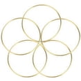 thumbnail image 2 of METAL GOLD RINGS 8 inch- Pack of 5, By Better Crafts, 2 of 2
