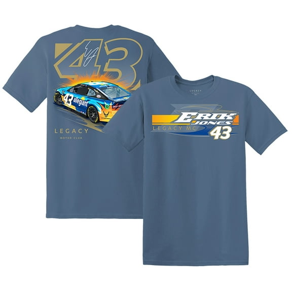 Men's LEGACY Motor Club Team Collection Blue Erik Jones -allegiant Car T-Shirt