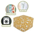 thumbnail image 6 of Majestic Home Goods Ottoman Pouf Plantation Yellow, 6 of 6