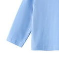 thumbnail image 4 of Annhoo Comfortable Tops for Kid Long Sleeve Crewneck Solid Color Pullover Shirts Fashion Casual Clothes, 4 of 5