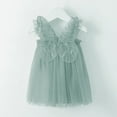 thumbnail image 3 of KONDYS Toddler Girls Sleeveless 3D Butterfly Tulle Dress Dance Party Dresses Clothes Beautiful Casual Girl's Sundress, 3 of 3