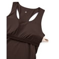 thumbnail image 5 of CRZ YOGA Butterluxe Maternity Racerback Tank Tops Sleeveless Womens Pregnancy Yoga Workout Shirt with Built in Bra, 5 of 5