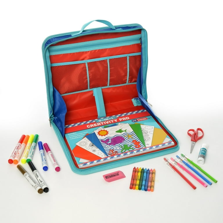 Promarx® EzDesk Travel Activity Kit, Laptop Style with Paper