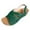 Green, variant on Womens Gladiator Sandals Cross Strap Slingback Walking Shoes Adjustable Platform Sandal