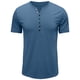 thumbnail image 1 of Camisas de Manga Corta de los Hombres Slim Fit Cuello Redondo Superior, Ligero Poliéster Casual de Manga Corta Blusa, 1 of 5