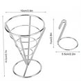 thumbnail image 2 of Rdeghly Cone Snacks Display, Fries Display Rack,Plating French Fries Stand Buffet Cone Snacks Display Stand Fries Baskets, 2 of 8